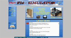 Desktop Screenshot of f16simulator.nl