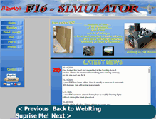 Tablet Screenshot of f16simulator.nl
