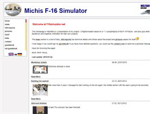Tablet Screenshot of f16simulator.net
